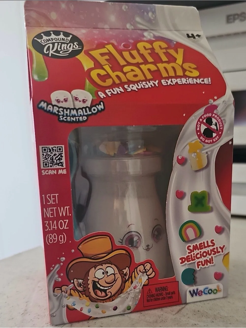 Compound Kings Fluffy Charms Marshmallow Scented Squishy Slime with mix ins
